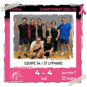 Rencontre J7 de la S4 : Vigneux contre Saint Lyphard (nul)